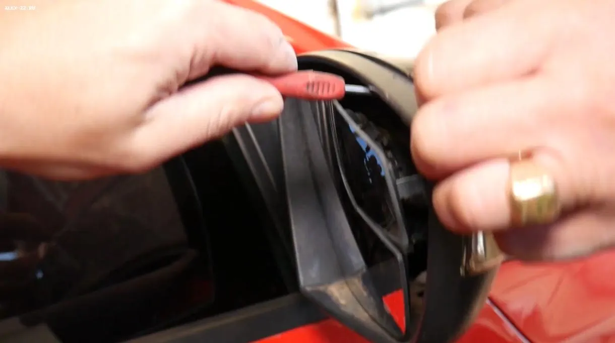 ford focus 3 rear wiew mirror cover remove, снять накладку наружнего зеркала заднего вида