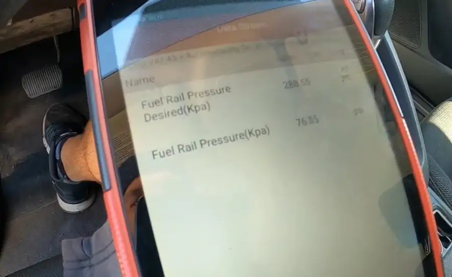 Ford Focus 3 низкое давление топлива по сканеру